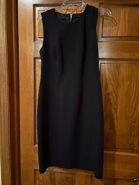 Kobi Halperin Black Sleeveless Midi Sheath Dress